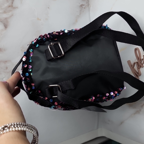 Bebe girls mini sequins backpack - Picture 4 of 7